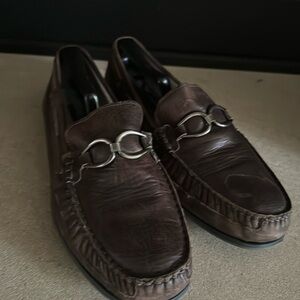 Bacco Bucci leather driver slip on